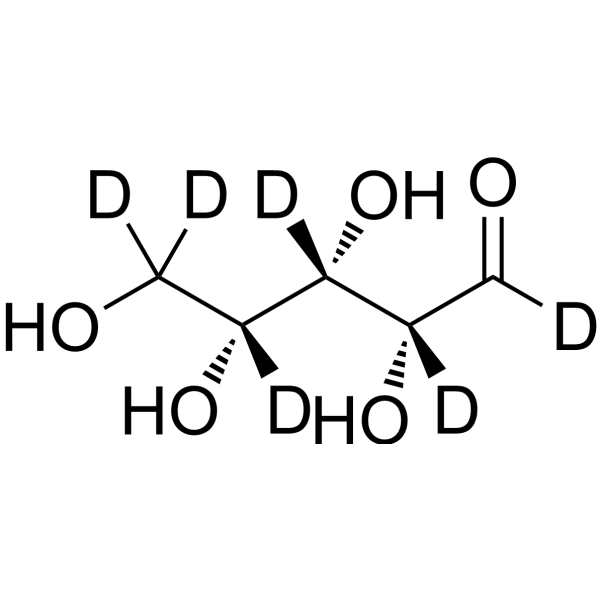 Xylose-d<sub>6</sub> Chemical Structure
