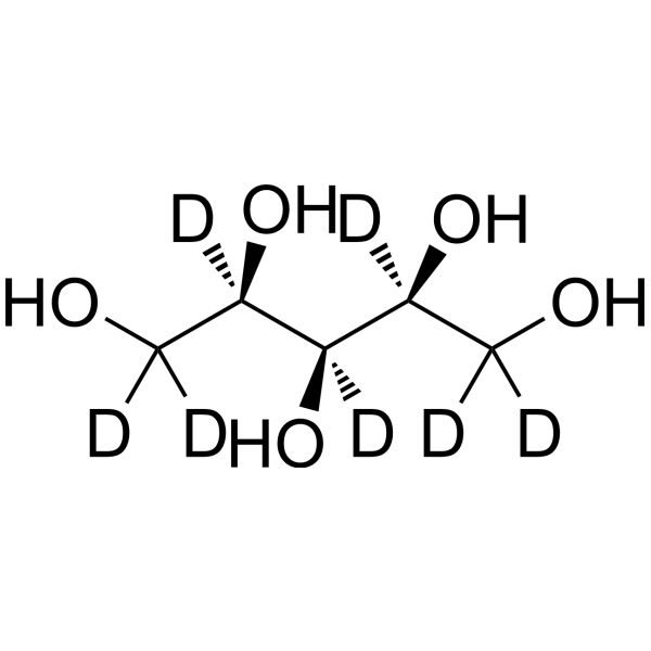 Xylitol-d<sub>7</sub> Chemical Structure