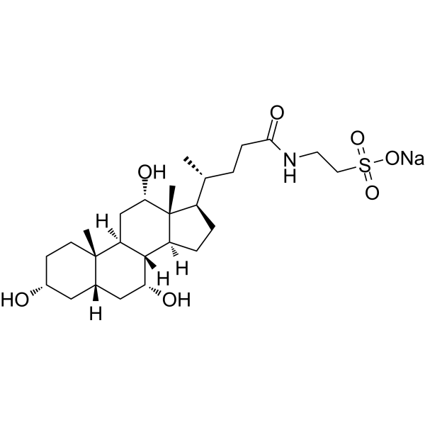 Taurocholic acid sodium Chemical Structure