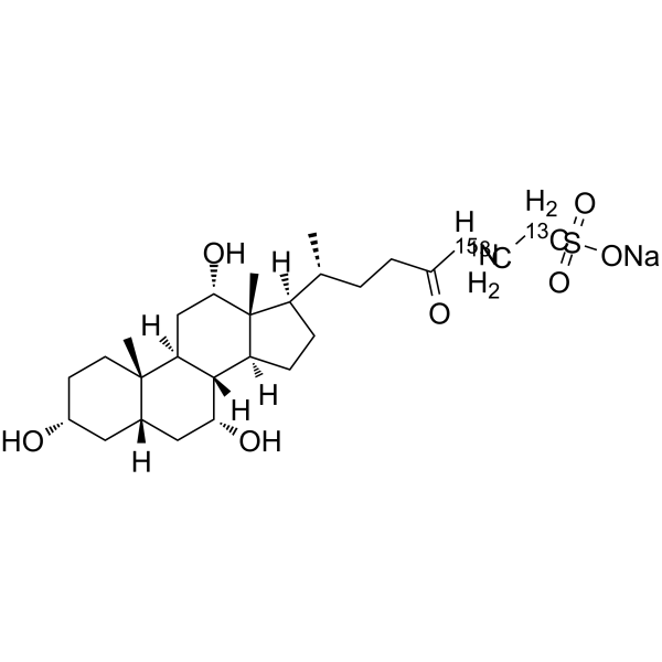 Taurocholic acid-13C2,15<em>N</em> sodium