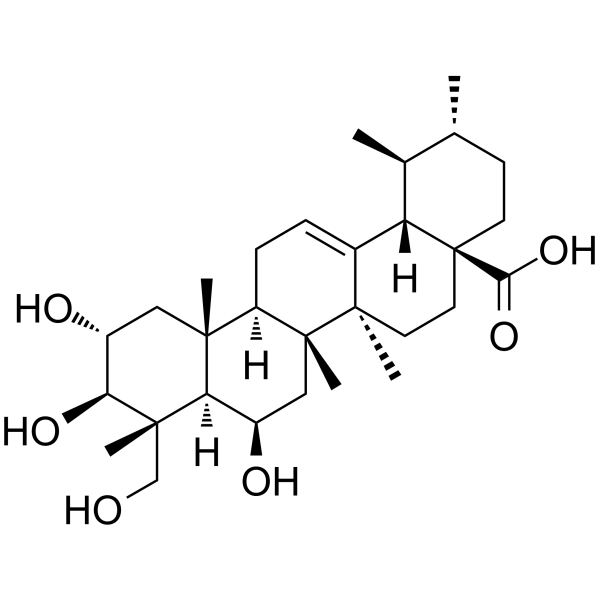 Madecassic acid Chemical Structure
