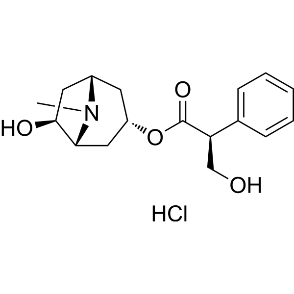 Anisodamine hydrochloride Chemical Structure