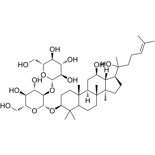 20(S)-Ginsenoside Rg3 (Standard) Chemical Structure