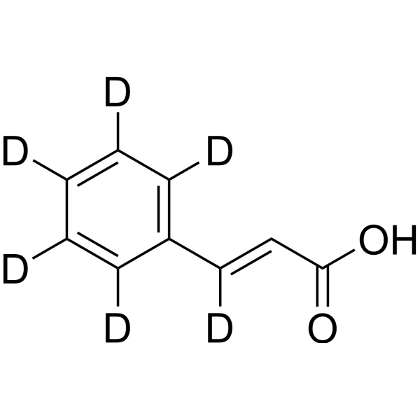 Cinnamic acid-d<sub>6</sub> Chemical Structure