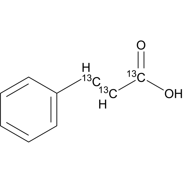 Cinnamic acid-<sup>13</sup>C<sub>3</sub> Chemical Structure