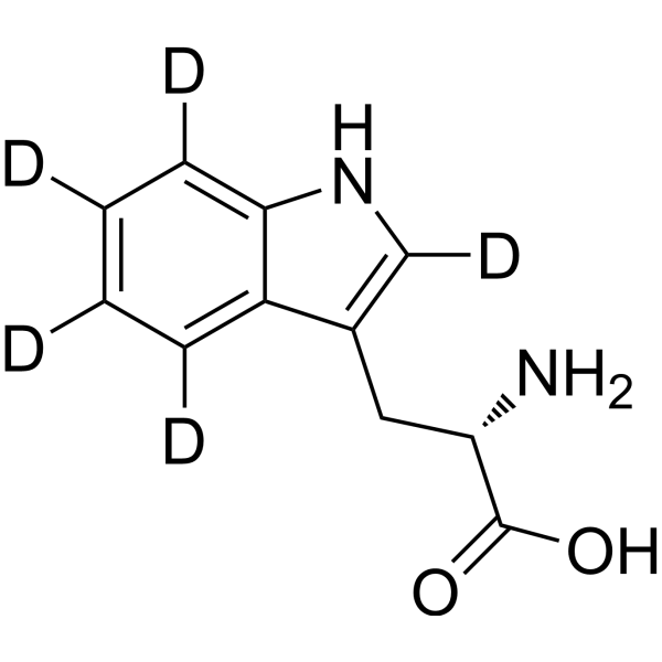 L-Tryptophan-d<sub>5</sub> Chemical Structure