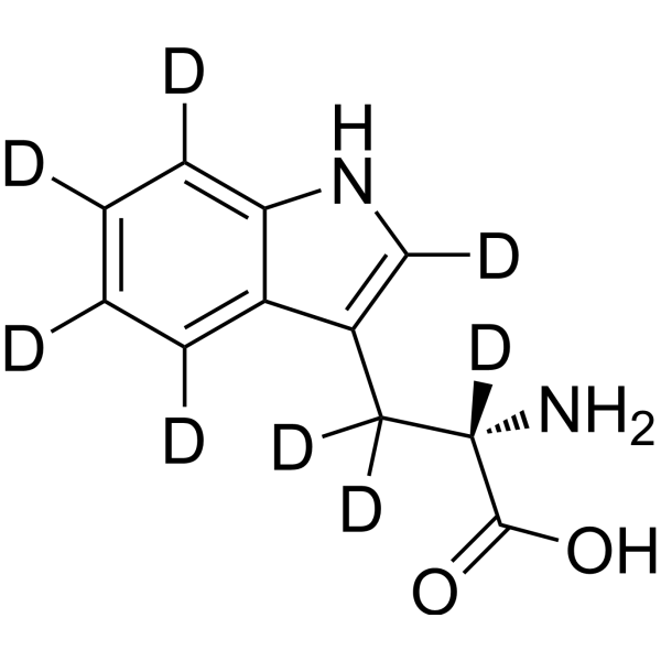 L-Tryptophan-d<sub>8</sub> Chemical Structure
