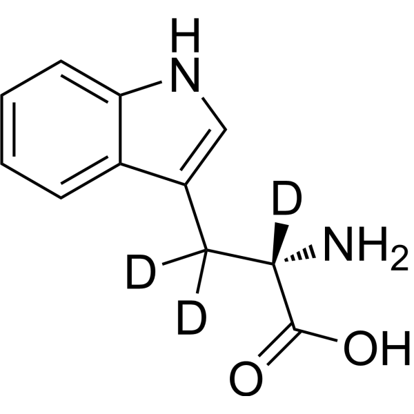 L-Tryptophan-d<sub>3</sub> Chemical Structure