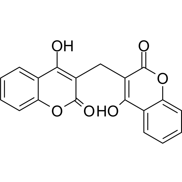 Dicoumarol Chemical Structure