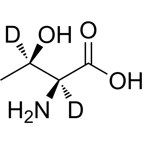 L-Threonine-d<sub>2</sub> Chemical Structure