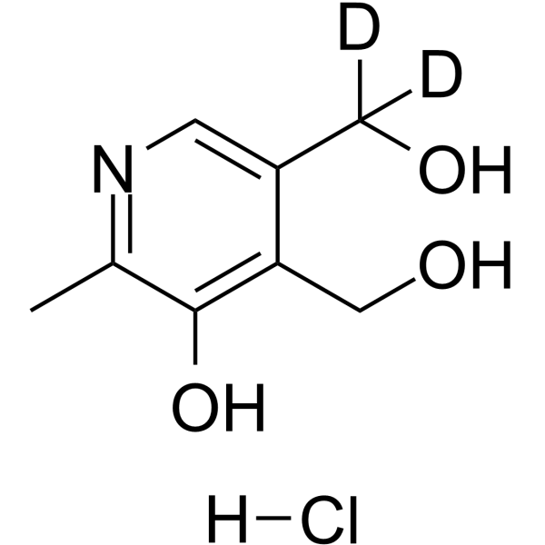 Pyridoxine-d<sub>2</sub> hydrochloride Chemical Structure