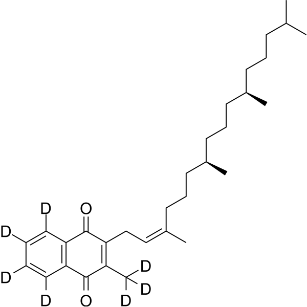 cis-Vitamin K1-d<sub>7</sub> Chemical Structure