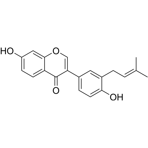 Neobavaisoflavone Chemical Structure