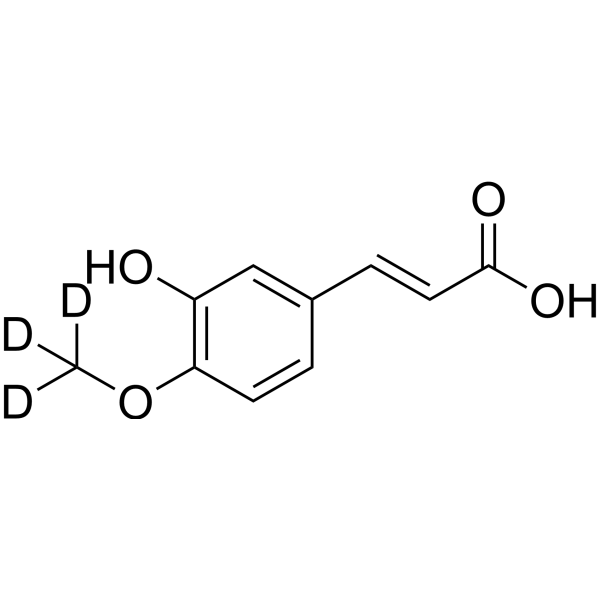 trans-Isoferulic acid-d<em>3</em>