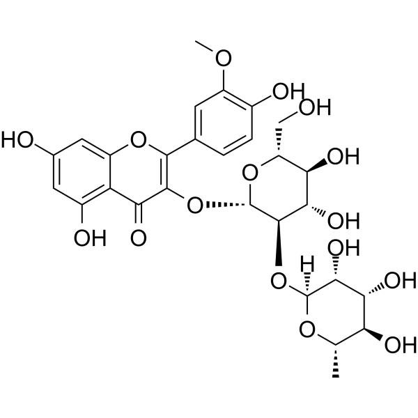 Isorhamnetin-3-O-neohespeidoside Chemical Structure