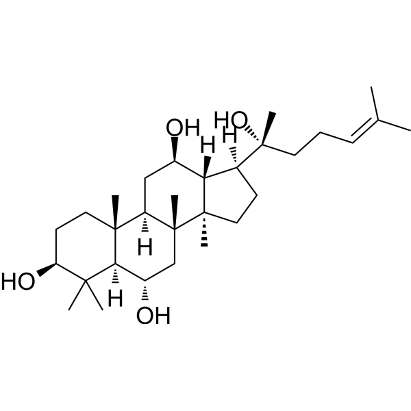 20(R)-Protopanaxatriol Chemical Structure