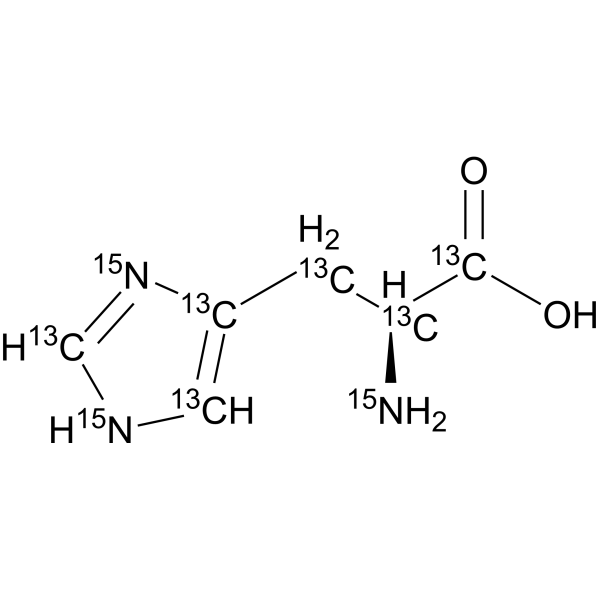 L-Histidine-13C6,15N3 Chemical Structure