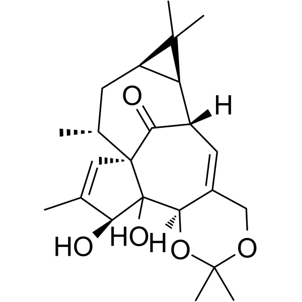 Ingenol-5,20-acetonide Chemical Structure
