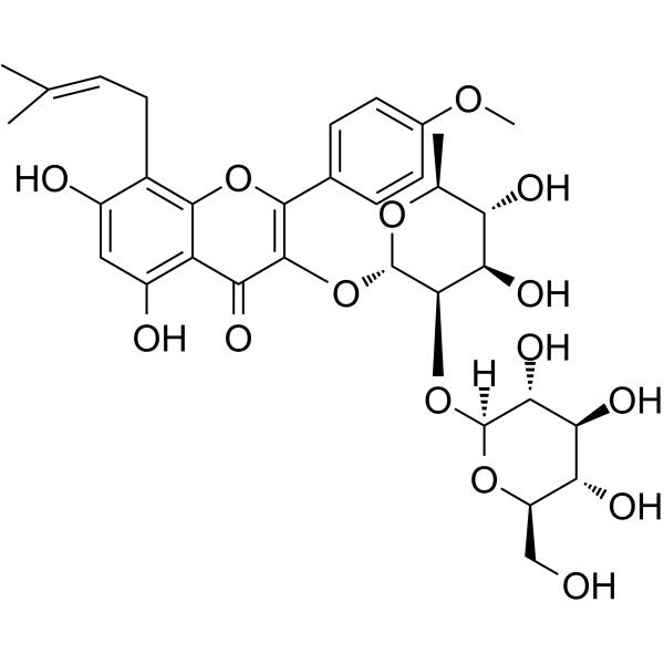 Sagittatoside A Chemical Structure