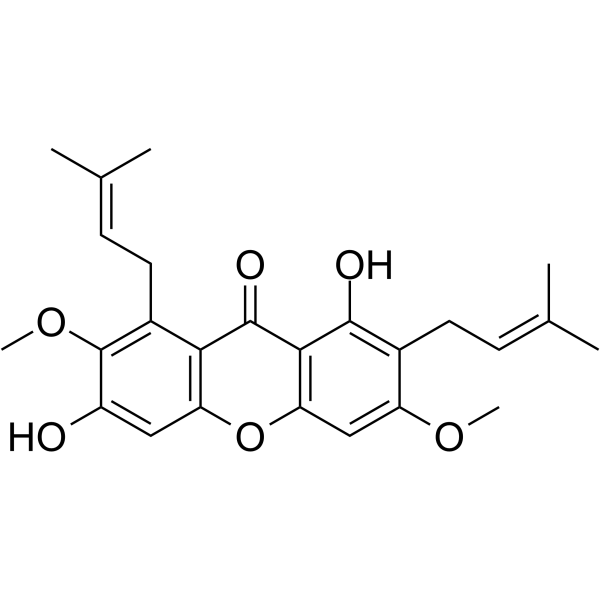 beta-Mangostin Chemical Structure