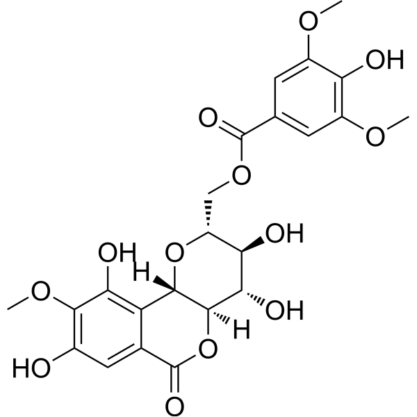 11-O-Syringylbergenin Chemical Structure