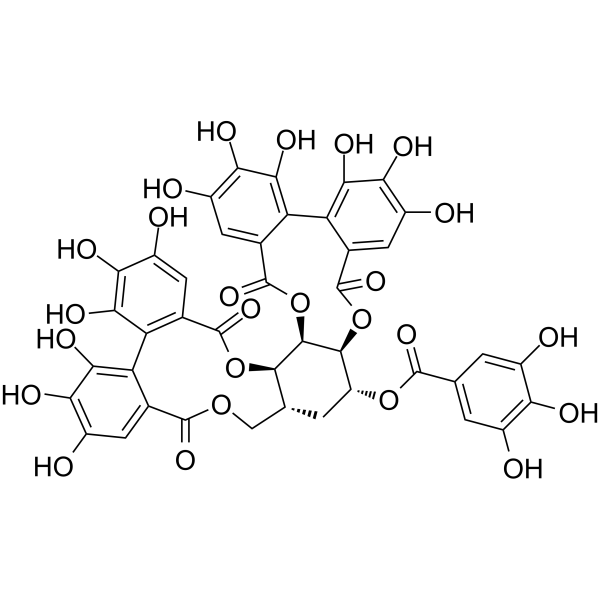 Galloyl-bis-HHDP glucose Chemical Structure