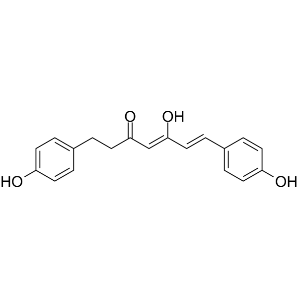 1,7-Bis(4-hydroxyphenyl)-3-hydroxy-1,3-heptadien-5-one Chemical Structure