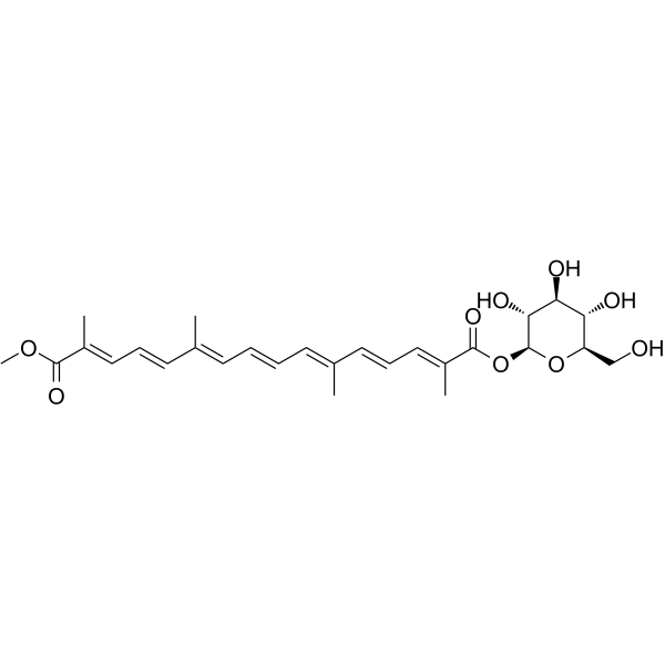 Crocin-4 Chemical Structure