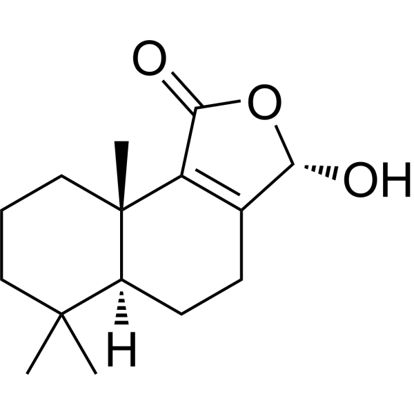 (+)-12α-Hydroxyisodrimenin Chemical Structure