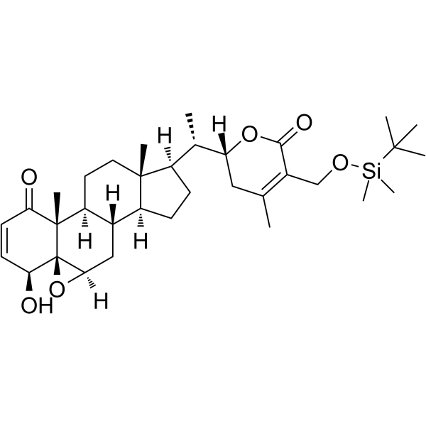 27-O-(tert-Butyldimethylsilyl)withaferin A Chemical Structure