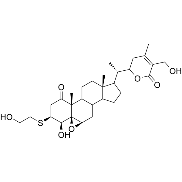 <em>3</em>-(2-Hydroxyethyl) thio withaferin A