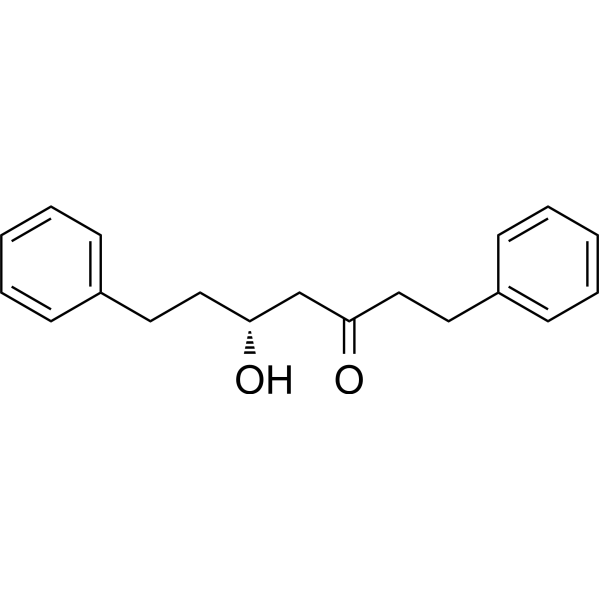 (R)-5-Hydroxy-1,7-diphenyl-3-heptanone Chemical Structure