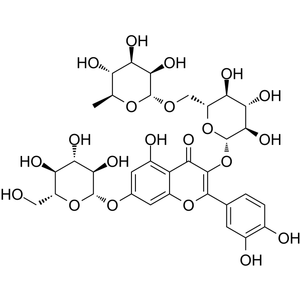 Quercetin 3-<em>O</em>-rutinoside-7-<em>O</em>-glucoside