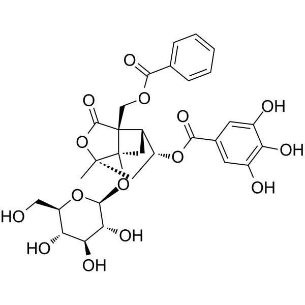 4-O-Galloylalbiflorin Chemical Structure