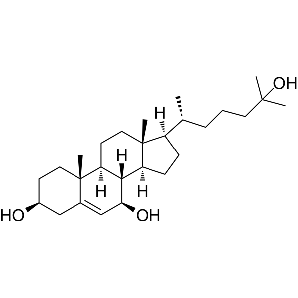 7β,25-Dihydroxycholesterol Chemical Structure