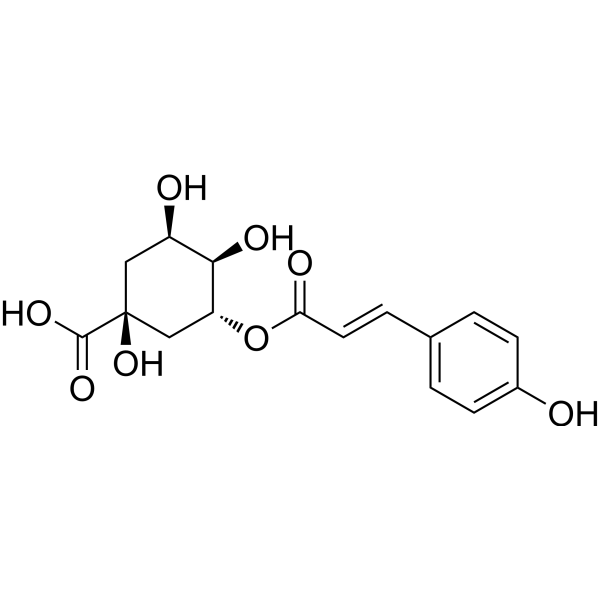 3-p-Coumaroylquinic acid Chemical Structure