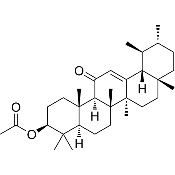 3β-Acetoxyurs-12-en-11-one Chemical Structure
