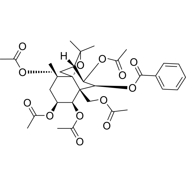 (1α,2α,6<em>β</em>,8α,9<em>α)-1</em>,2,6,8,12-Pentakis(acetyloxy)-9-(benzoyloxy)dihydro-<em>β</em>-agarofuran