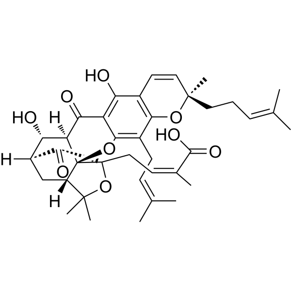 8,8a-Dihydro-8-hydroxygambogic acid Chemical Structure