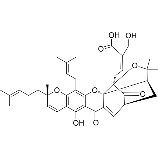 S-30-Hydroxygambogic acid Chemical Structure