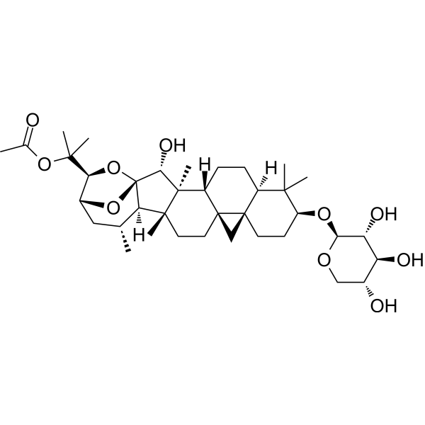 25-O-Acetylcimigenol xyloside Chemical Structure
