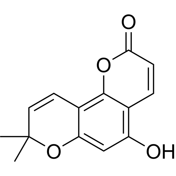 5-Hydroxyseselin Chemical Structure