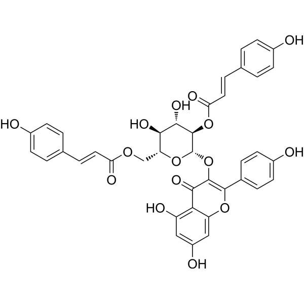 Kaempferol-3-O-[2″,6″-di-O-<em>E</em>-p-coumaroyl]-β-D-glucopyranoside