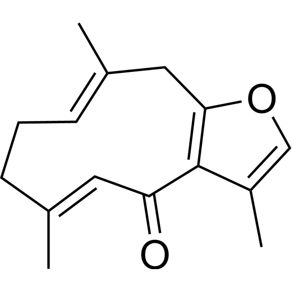 Furanogermacra-1(10)Z,4Z-dien-6-one Chemical Structure