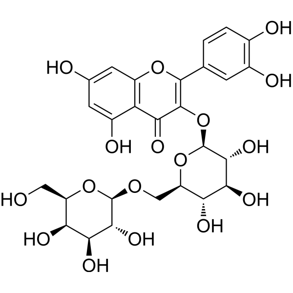 Quercetin-3-O-<em>b</em>-D-galactopyranosyl-(1→6)-<em>b</em>-D-glucopyranoside