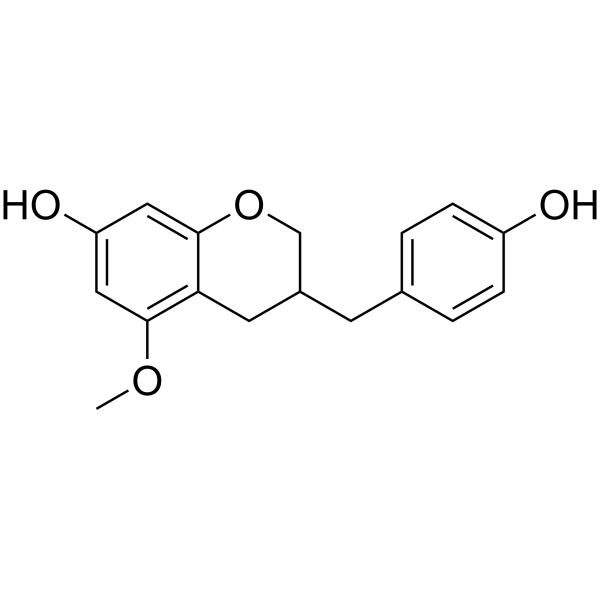 (<em>3R</em>)-6,4'-Dihydroxy-8-methoxyhomoisoflavan
