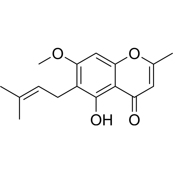 Peucenin 7-O-methyl ether Chemical Structure
