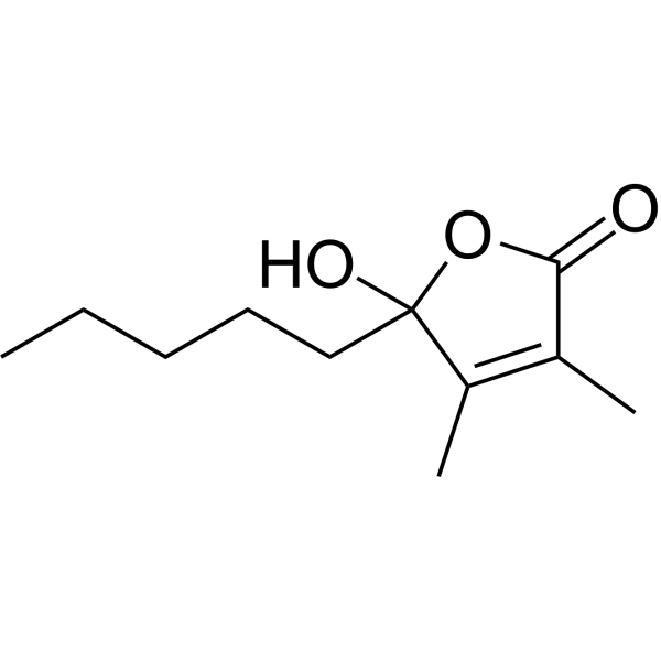 (-)-Hydroxydihydrobovolide Chemical Structure