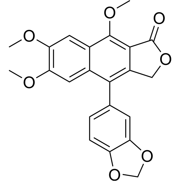 Justicidin C Chemical Structure