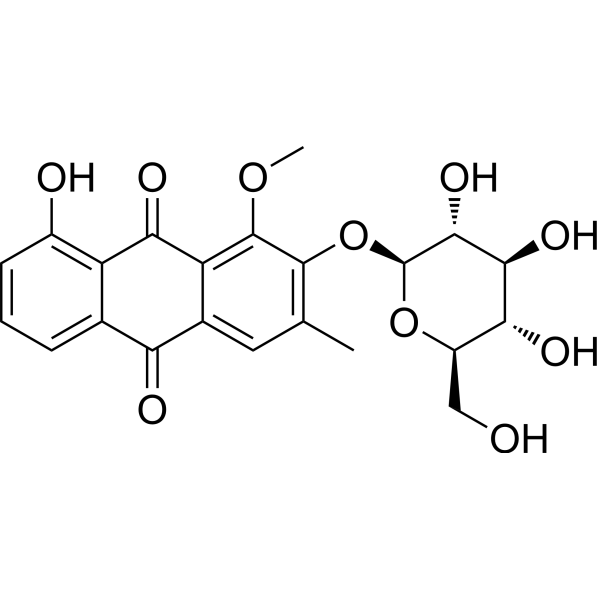 Obtusifolin-2-O-glucoside Chemical Structure